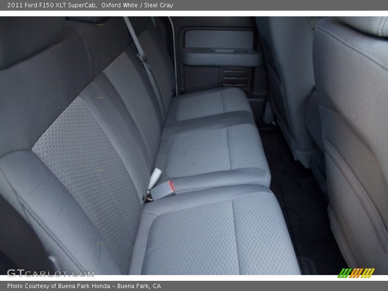 Oxford White / Steel Gray 2011 Ford F150 XLT SuperCab