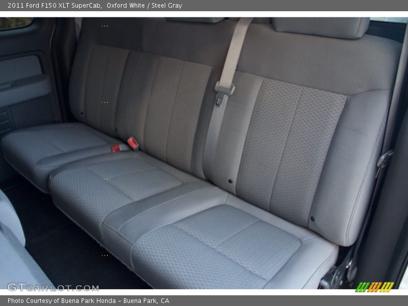 Oxford White / Steel Gray 2011 Ford F150 XLT SuperCab