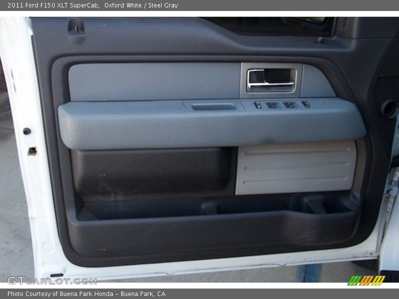 Oxford White / Steel Gray 2011 Ford F150 XLT SuperCab
