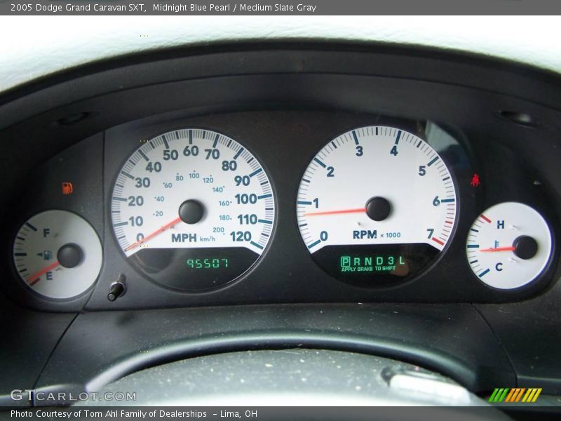 Midnight Blue Pearl / Medium Slate Gray 2005 Dodge Grand Caravan SXT