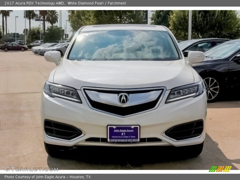 White Diamond Pearl / Parchment 2017 Acura RDX Technology AWD