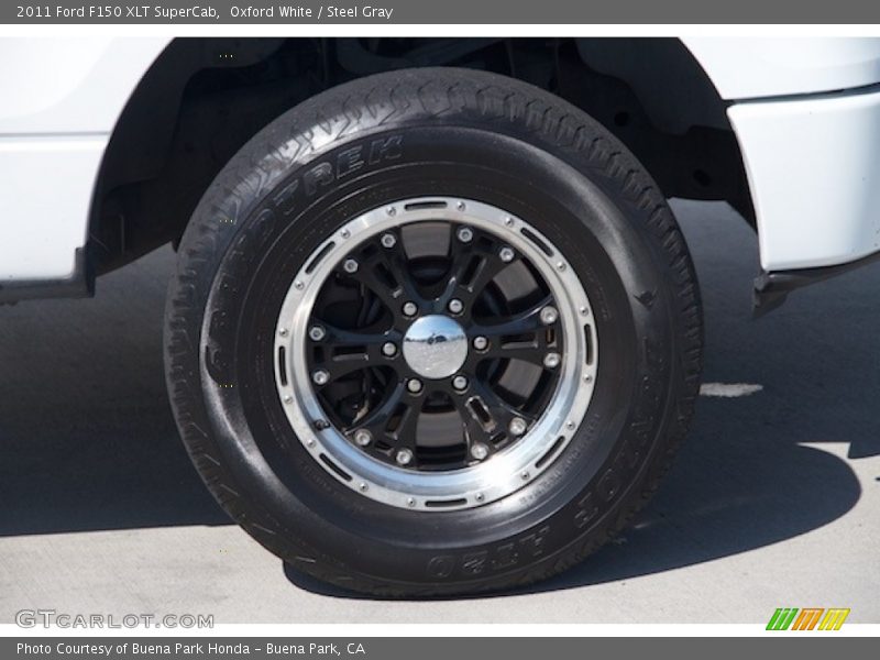 Oxford White / Steel Gray 2011 Ford F150 XLT SuperCab