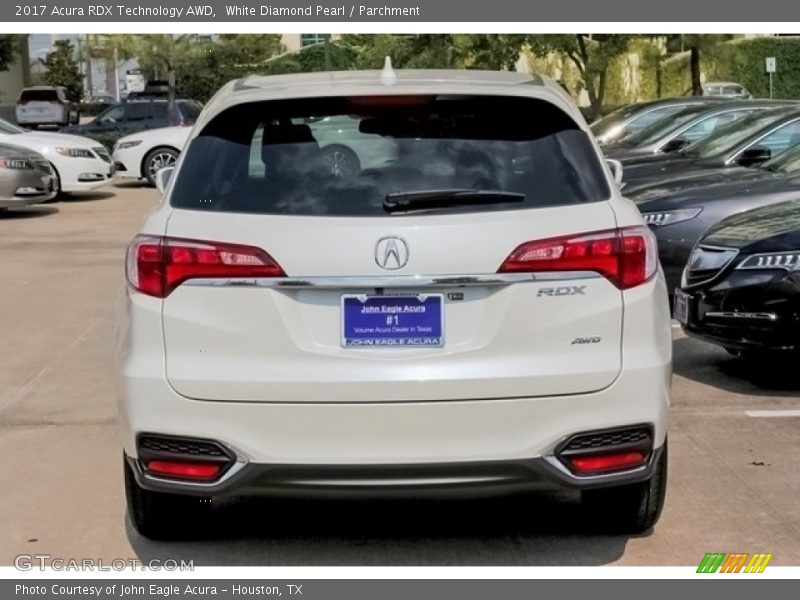 White Diamond Pearl / Parchment 2017 Acura RDX Technology AWD