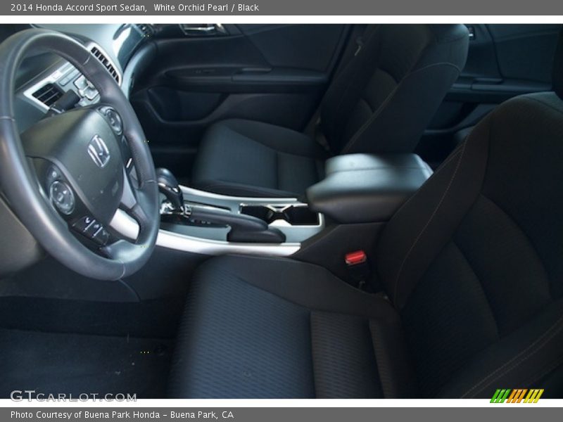 White Orchid Pearl / Black 2014 Honda Accord Sport Sedan