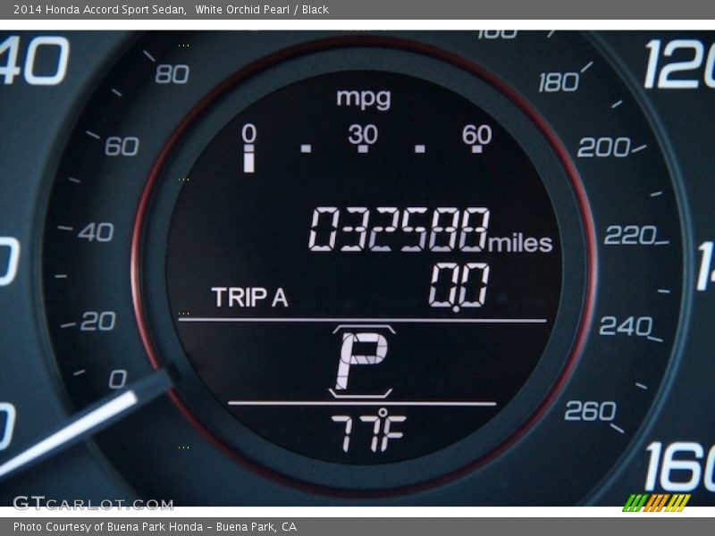 White Orchid Pearl / Black 2014 Honda Accord Sport Sedan