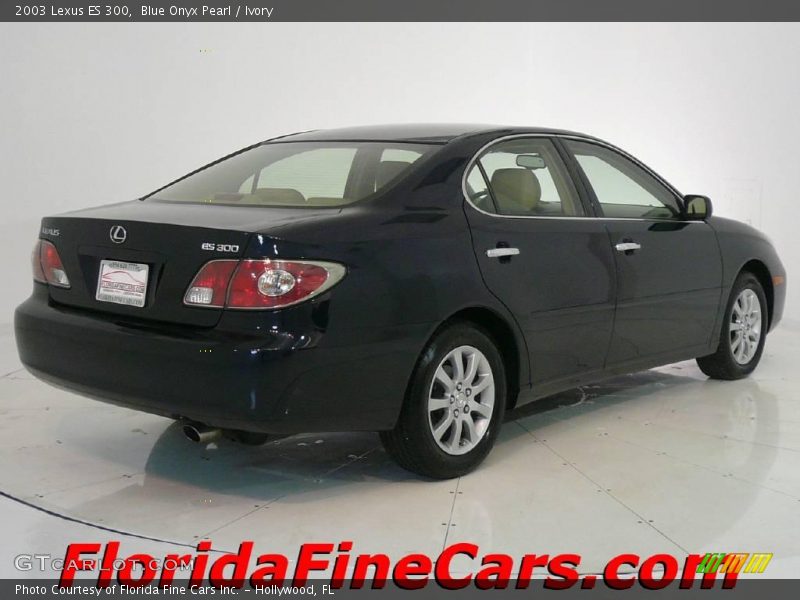 Blue Onyx Pearl / Ivory 2003 Lexus ES 300