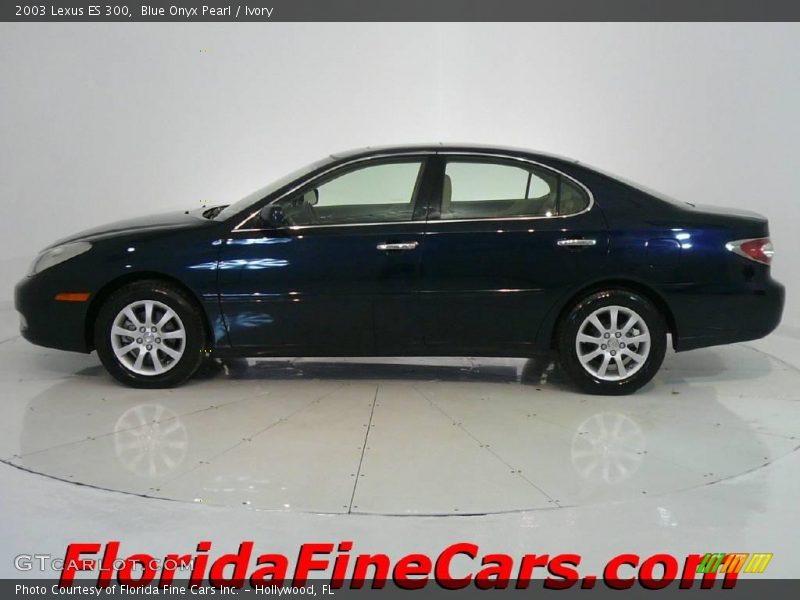 Blue Onyx Pearl / Ivory 2003 Lexus ES 300