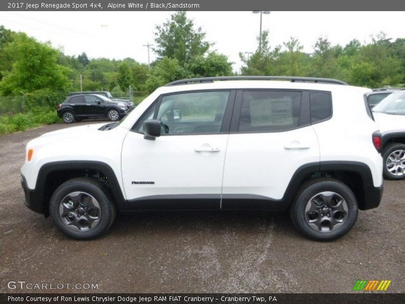 Alpine White / Black/Sandstorm 2017 Jeep Renegade Sport 4x4