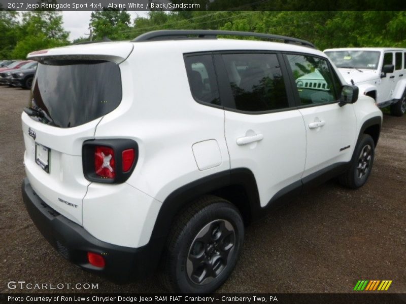 Alpine White / Black/Sandstorm 2017 Jeep Renegade Sport 4x4