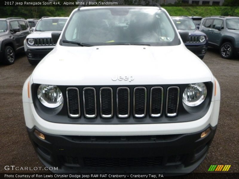 Alpine White / Black/Sandstorm 2017 Jeep Renegade Sport 4x4