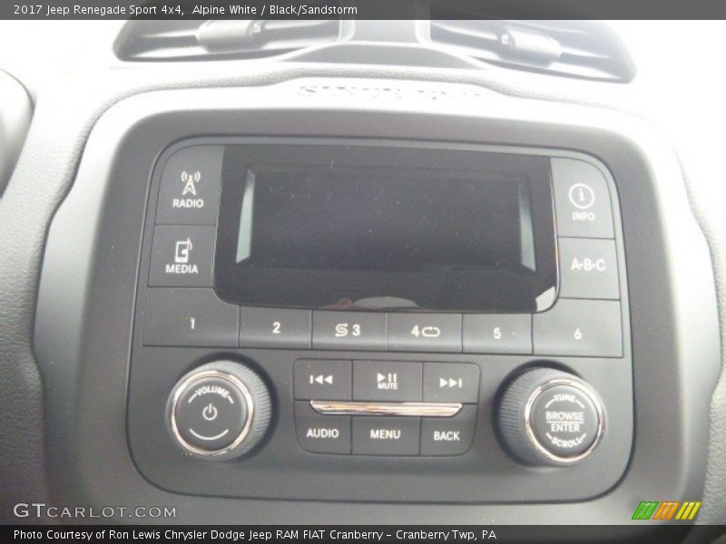 Alpine White / Black/Sandstorm 2017 Jeep Renegade Sport 4x4