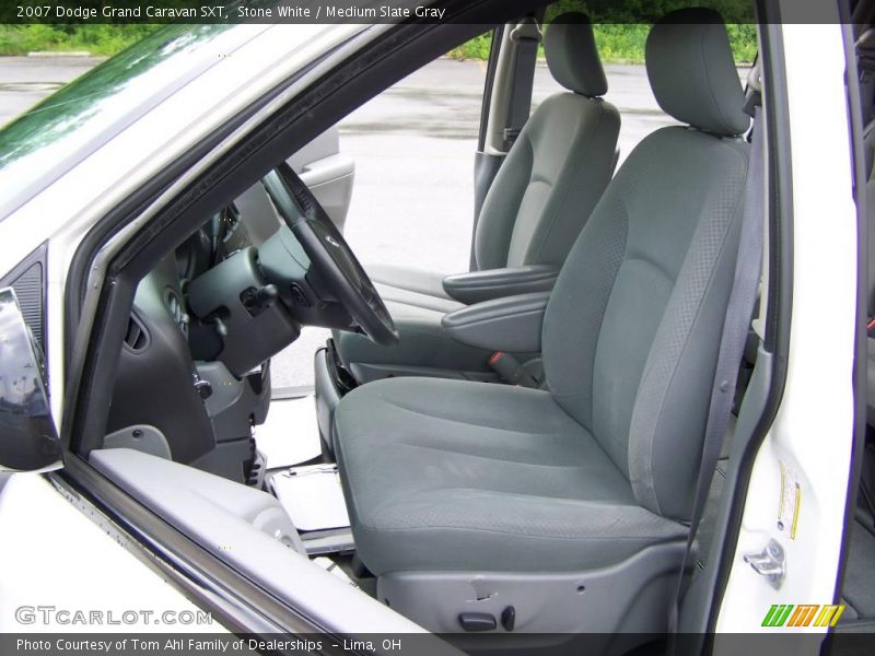 Stone White / Medium Slate Gray 2007 Dodge Grand Caravan SXT