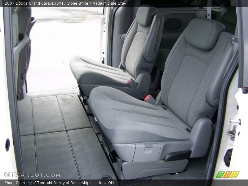 Stone White / Medium Slate Gray 2007 Dodge Grand Caravan SXT