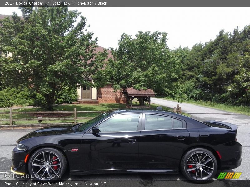 Pitch-Black / Black 2017 Dodge Charger R/T Scat Pack