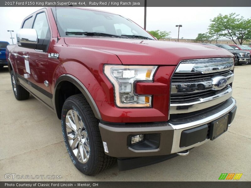 Ruby Red / King Ranch Java 2017 Ford F150 King Ranch SuperCrew 4x4