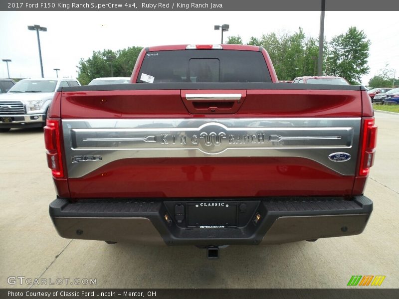 Ruby Red / King Ranch Java 2017 Ford F150 King Ranch SuperCrew 4x4