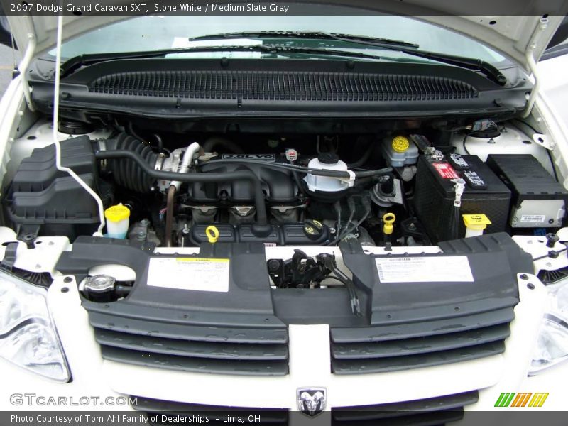 Stone White / Medium Slate Gray 2007 Dodge Grand Caravan SXT