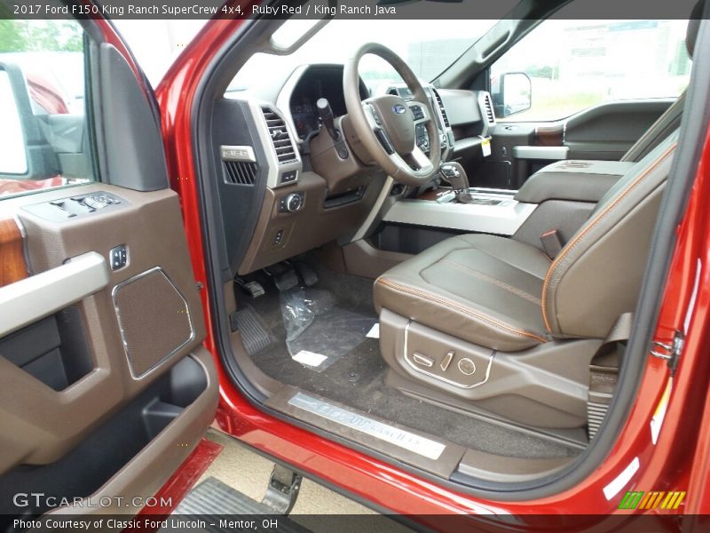 Ruby Red / King Ranch Java 2017 Ford F150 King Ranch SuperCrew 4x4