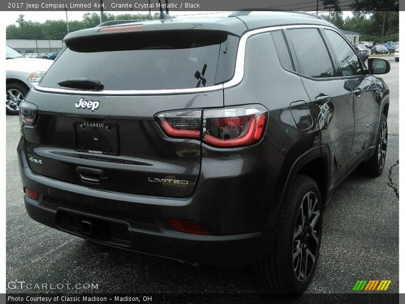 Granite Crystal Metallic / Black 2017 Jeep Compass Limited 4x4