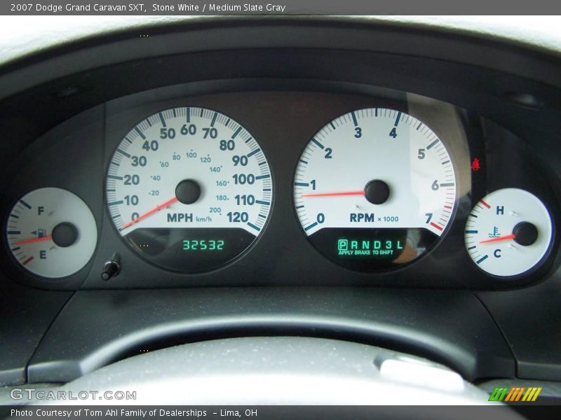 Stone White / Medium Slate Gray 2007 Dodge Grand Caravan SXT