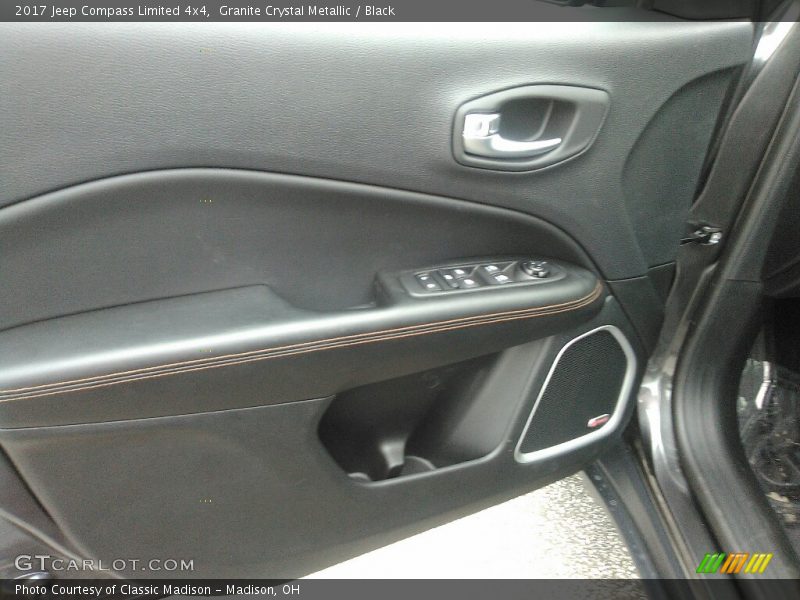 Granite Crystal Metallic / Black 2017 Jeep Compass Limited 4x4