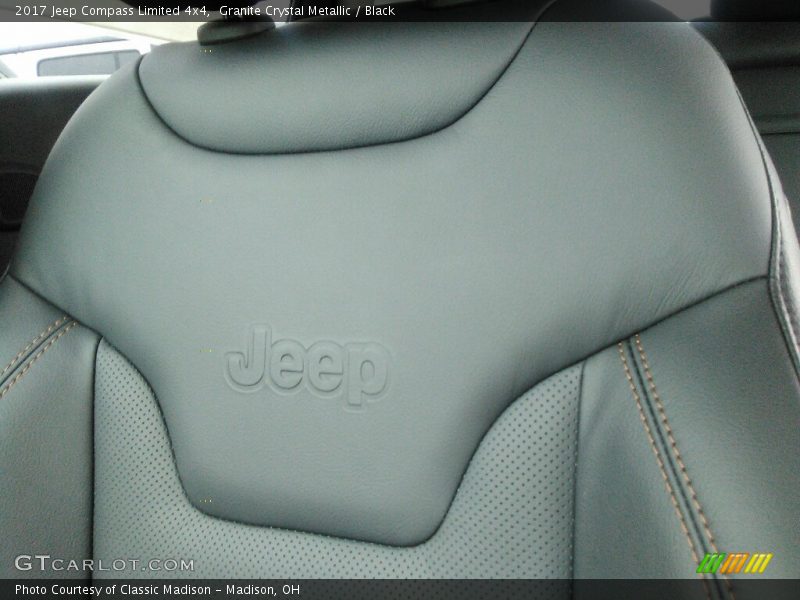 Granite Crystal Metallic / Black 2017 Jeep Compass Limited 4x4