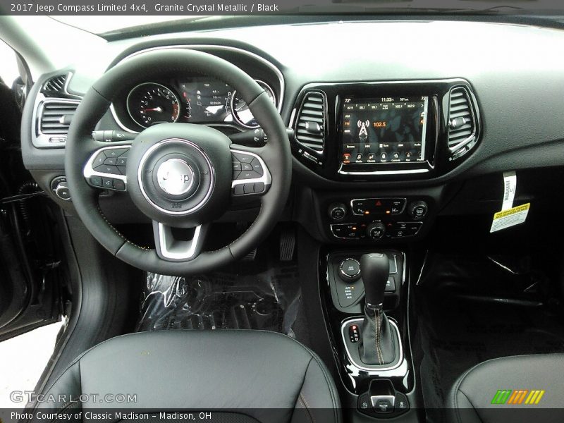 Granite Crystal Metallic / Black 2017 Jeep Compass Limited 4x4