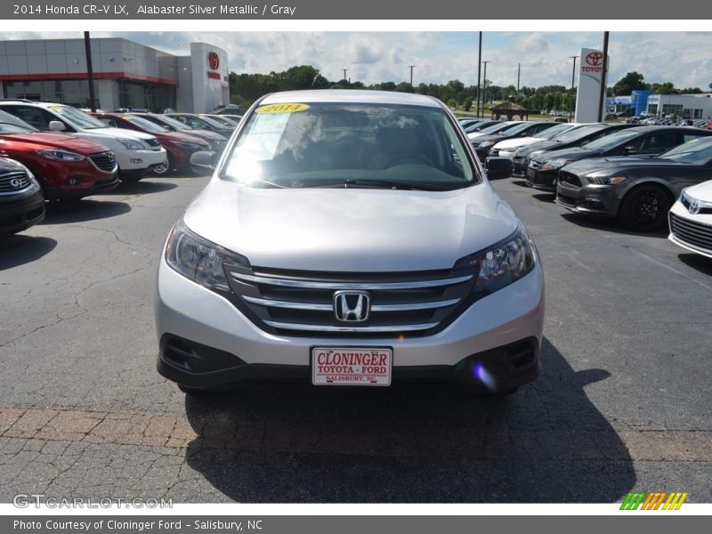 Alabaster Silver Metallic / Gray 2014 Honda CR-V LX