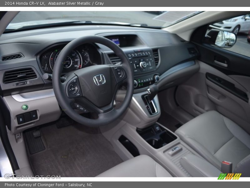 Alabaster Silver Metallic / Gray 2014 Honda CR-V LX