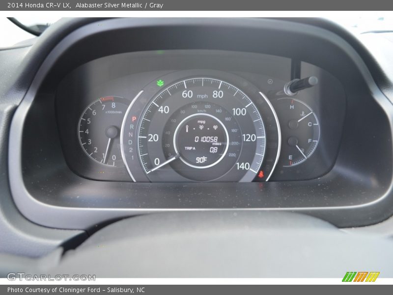 Alabaster Silver Metallic / Gray 2014 Honda CR-V LX