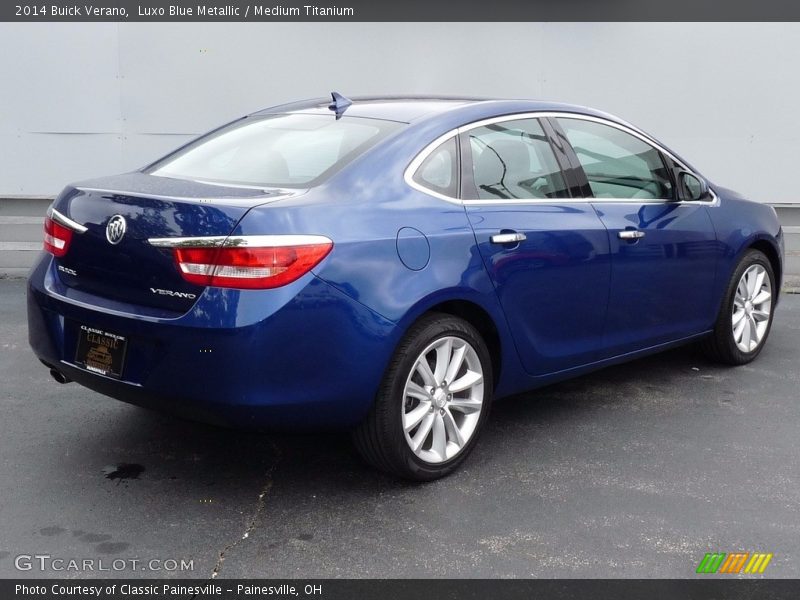 Luxo Blue Metallic / Medium Titanium 2014 Buick Verano