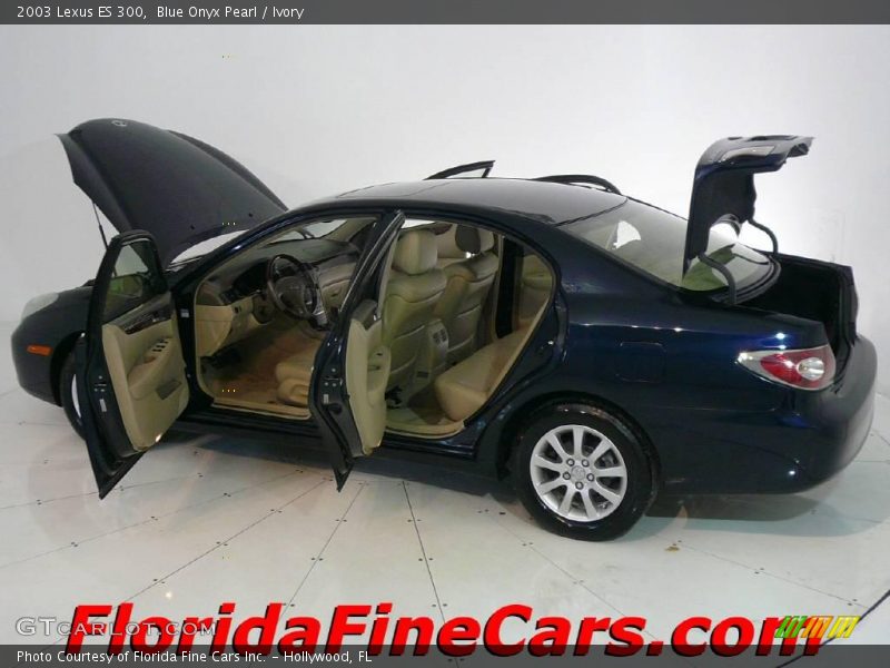 Blue Onyx Pearl / Ivory 2003 Lexus ES 300