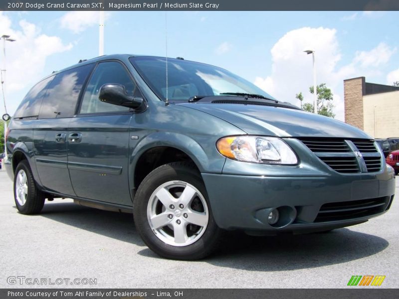 Magnesium Pearl / Medium Slate Gray 2007 Dodge Grand Caravan SXT