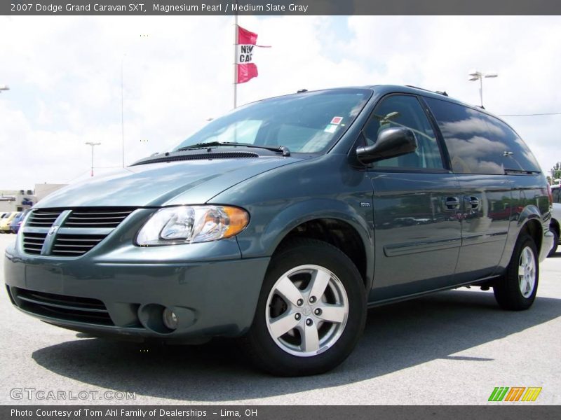 Magnesium Pearl / Medium Slate Gray 2007 Dodge Grand Caravan SXT