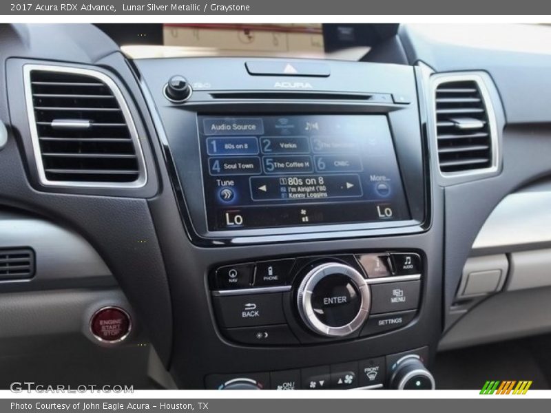 Lunar Silver Metallic / Graystone 2017 Acura RDX Advance