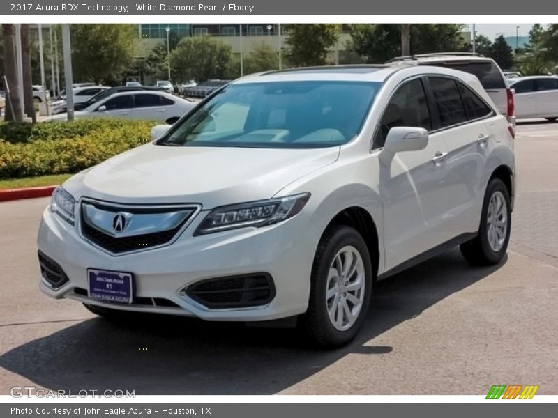 White Diamond Pearl / Ebony 2017 Acura RDX Technology