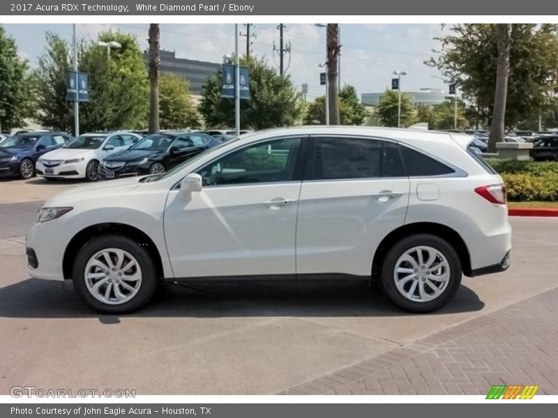White Diamond Pearl / Ebony 2017 Acura RDX Technology