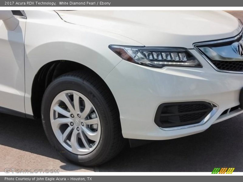 White Diamond Pearl / Ebony 2017 Acura RDX Technology