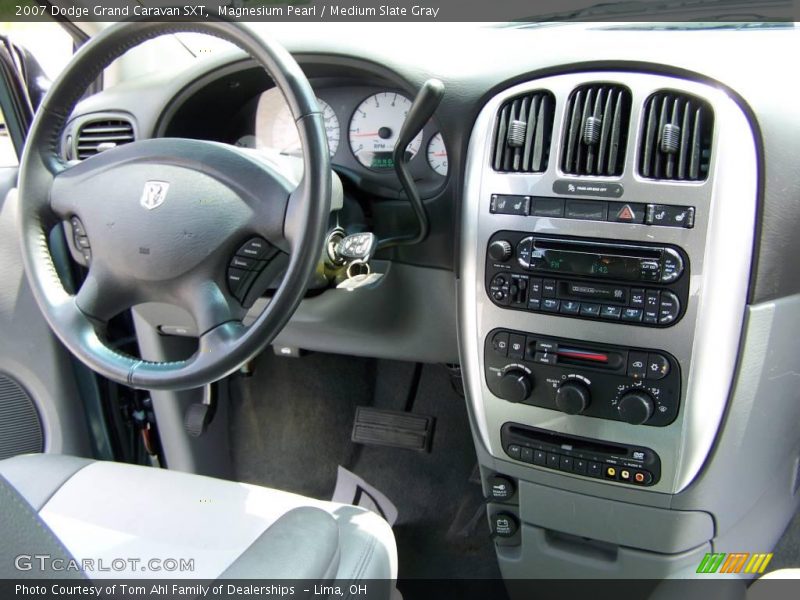 Magnesium Pearl / Medium Slate Gray 2007 Dodge Grand Caravan SXT