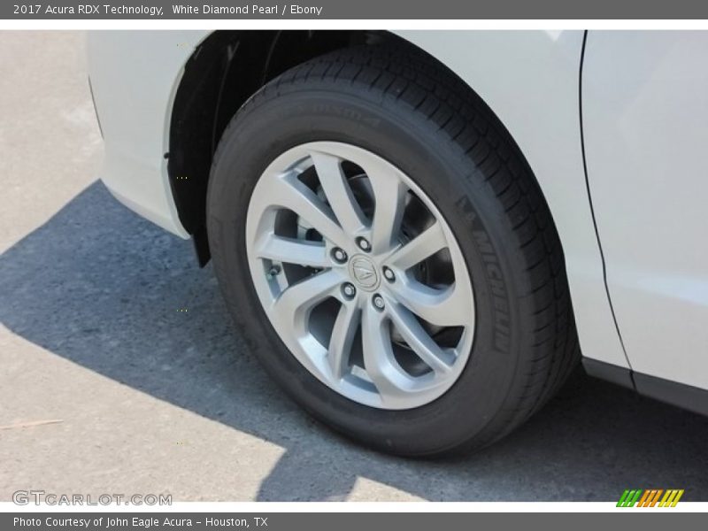 White Diamond Pearl / Ebony 2017 Acura RDX Technology