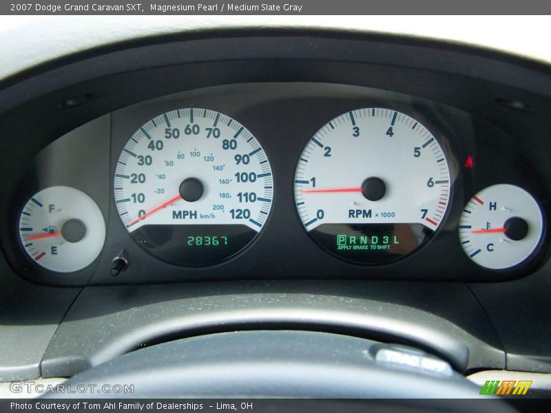 Magnesium Pearl / Medium Slate Gray 2007 Dodge Grand Caravan SXT