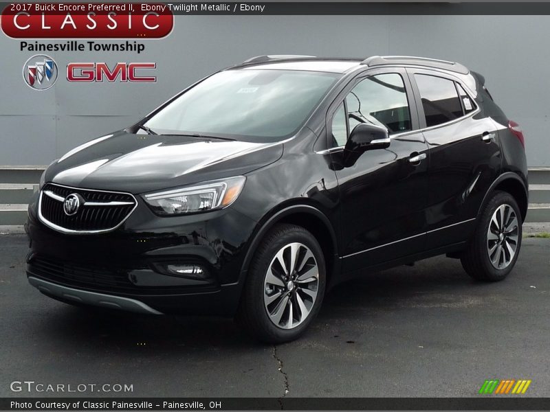 Ebony Twilight Metallic / Ebony 2017 Buick Encore Preferred II