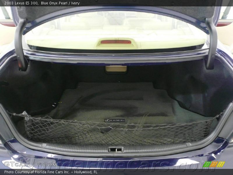 Blue Onyx Pearl / Ivory 2003 Lexus ES 300