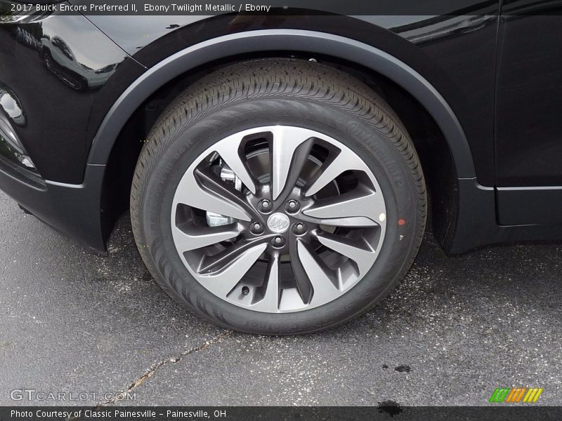 Ebony Twilight Metallic / Ebony 2017 Buick Encore Preferred II