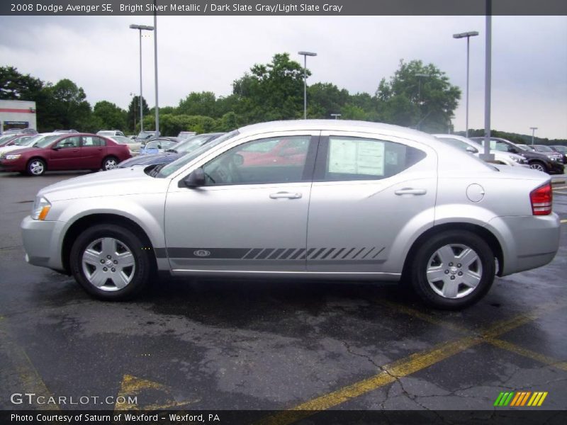 Bright Silver Metallic / Dark Slate Gray/Light Slate Gray 2008 Dodge Avenger SE