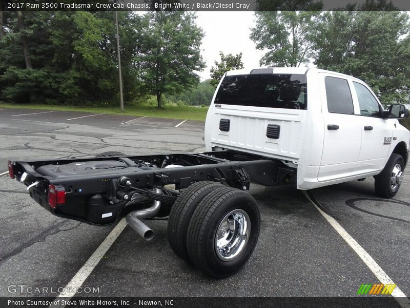 Bright White / Black/Diesel Gray 2017 Ram 3500 Tradesman Crew Cab Chassis