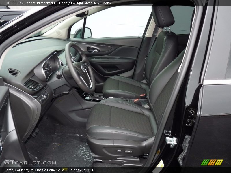 Ebony Twilight Metallic / Ebony 2017 Buick Encore Preferred II