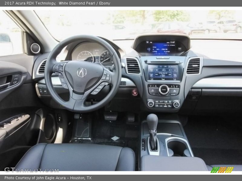White Diamond Pearl / Ebony 2017 Acura RDX Technology