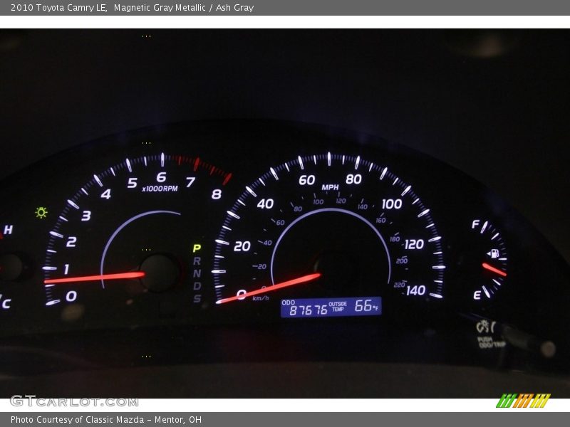 Magnetic Gray Metallic / Ash Gray 2010 Toyota Camry LE