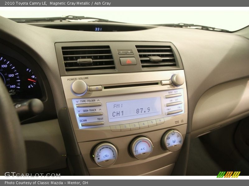 Magnetic Gray Metallic / Ash Gray 2010 Toyota Camry LE